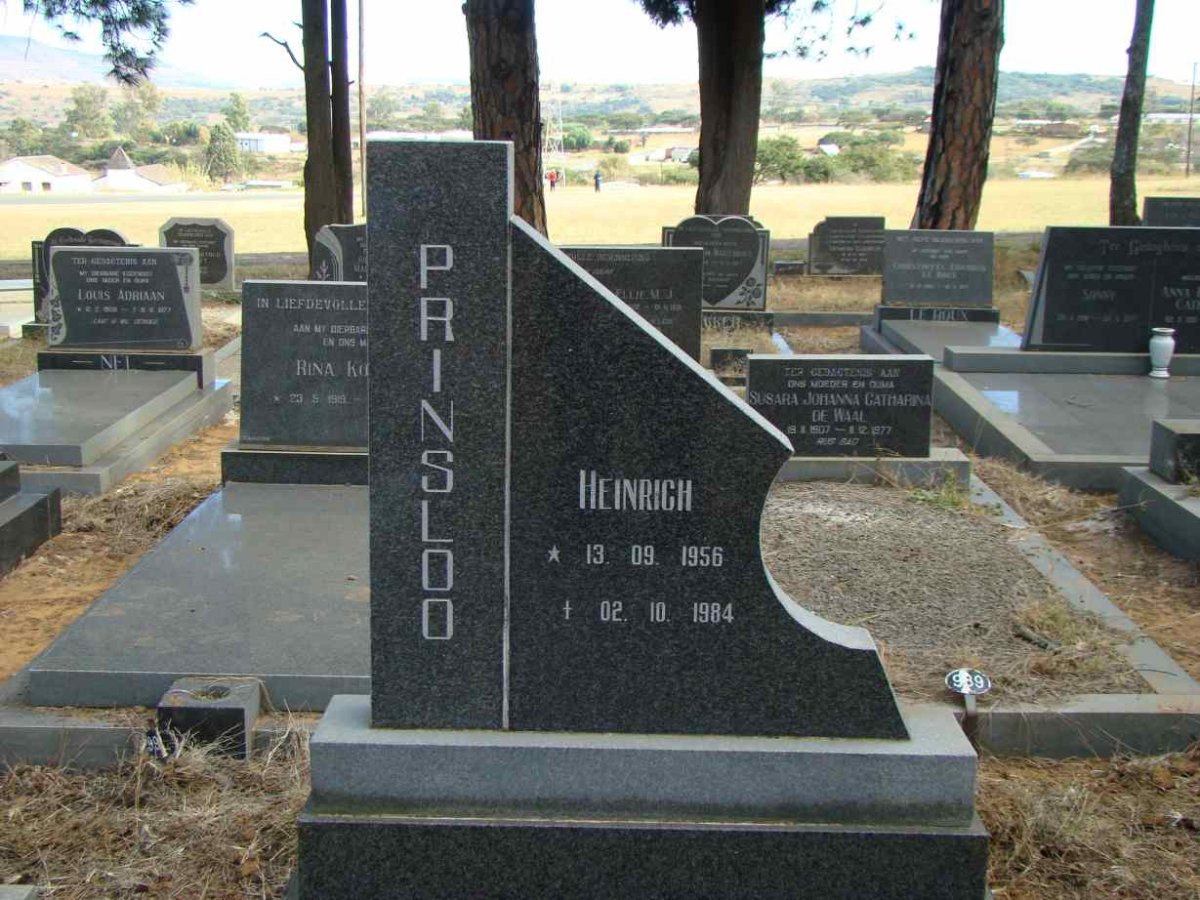 PRINSLOO Heinrich 1956-1984
