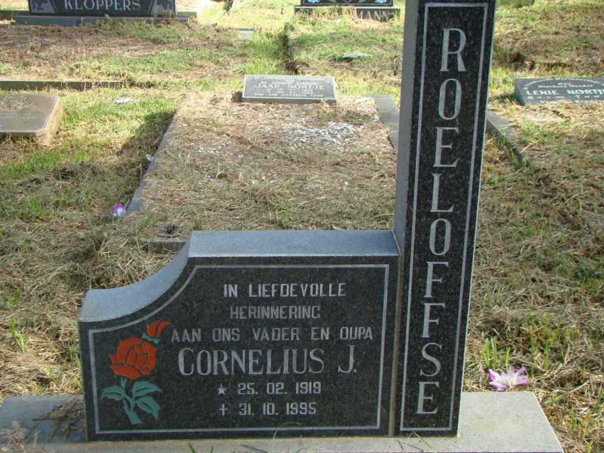 ROELOFSE Cornelius J. 1919-1995