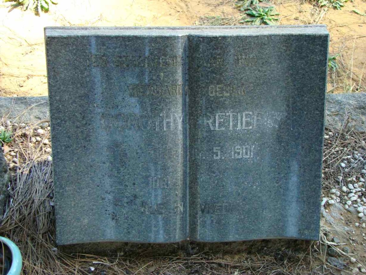 RETIEF Dorothy 1901-