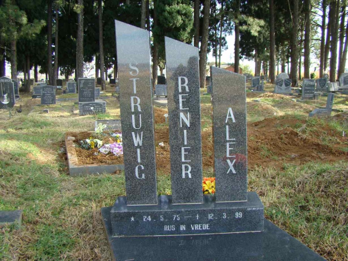STRUWIG Renier Alex 1975-1999