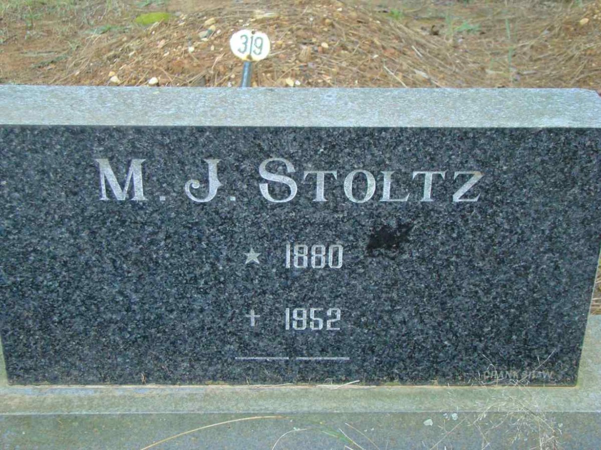 STOLTZ M.J. 1880-1952