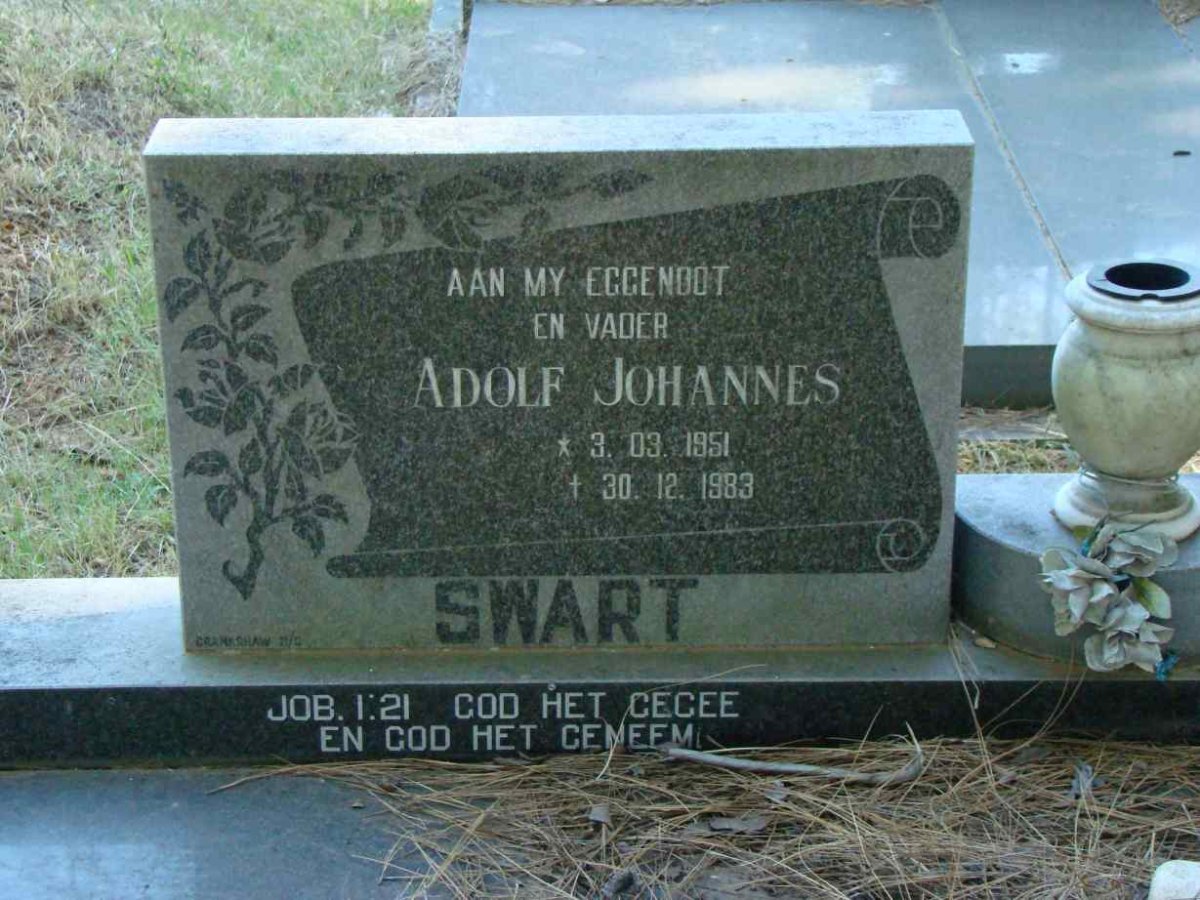 SWART Adolf Johannes 1951-1983