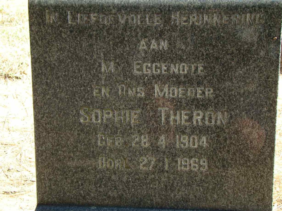 THERON Sophie 1904-1969