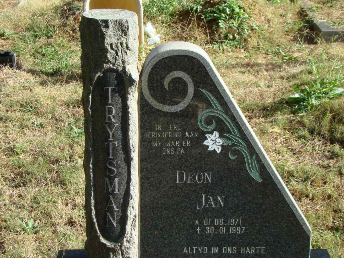 TRYTSMAN Deon Jan 1971-1997