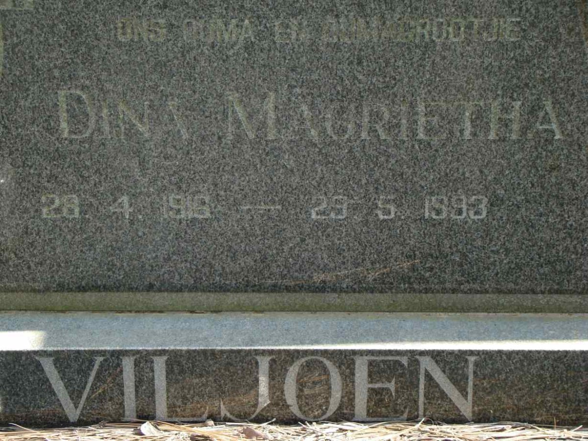 VILJOEN Dina Magrietha 1916-1993