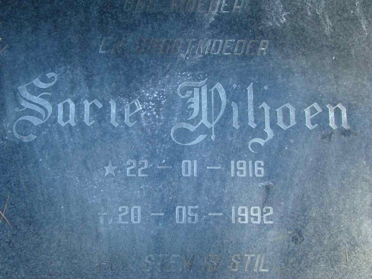 VILJOEN Sarie 1916-1992