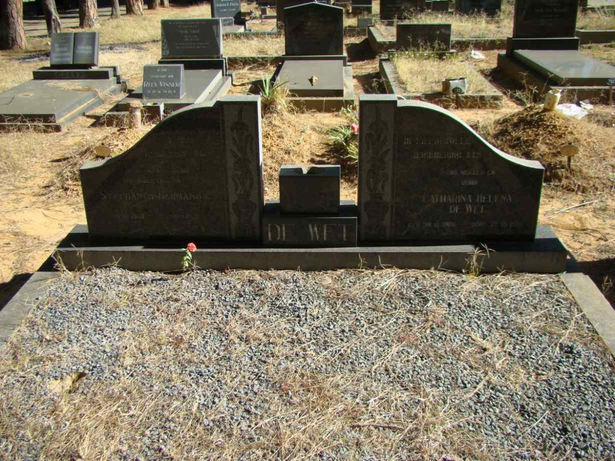 WET Stephanus Hermanus, de 1889-1972 &amp; Catharina Helena 1904-1984