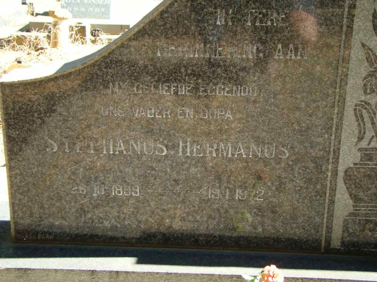 WET Stephanus Hermanus, de 1889-1972