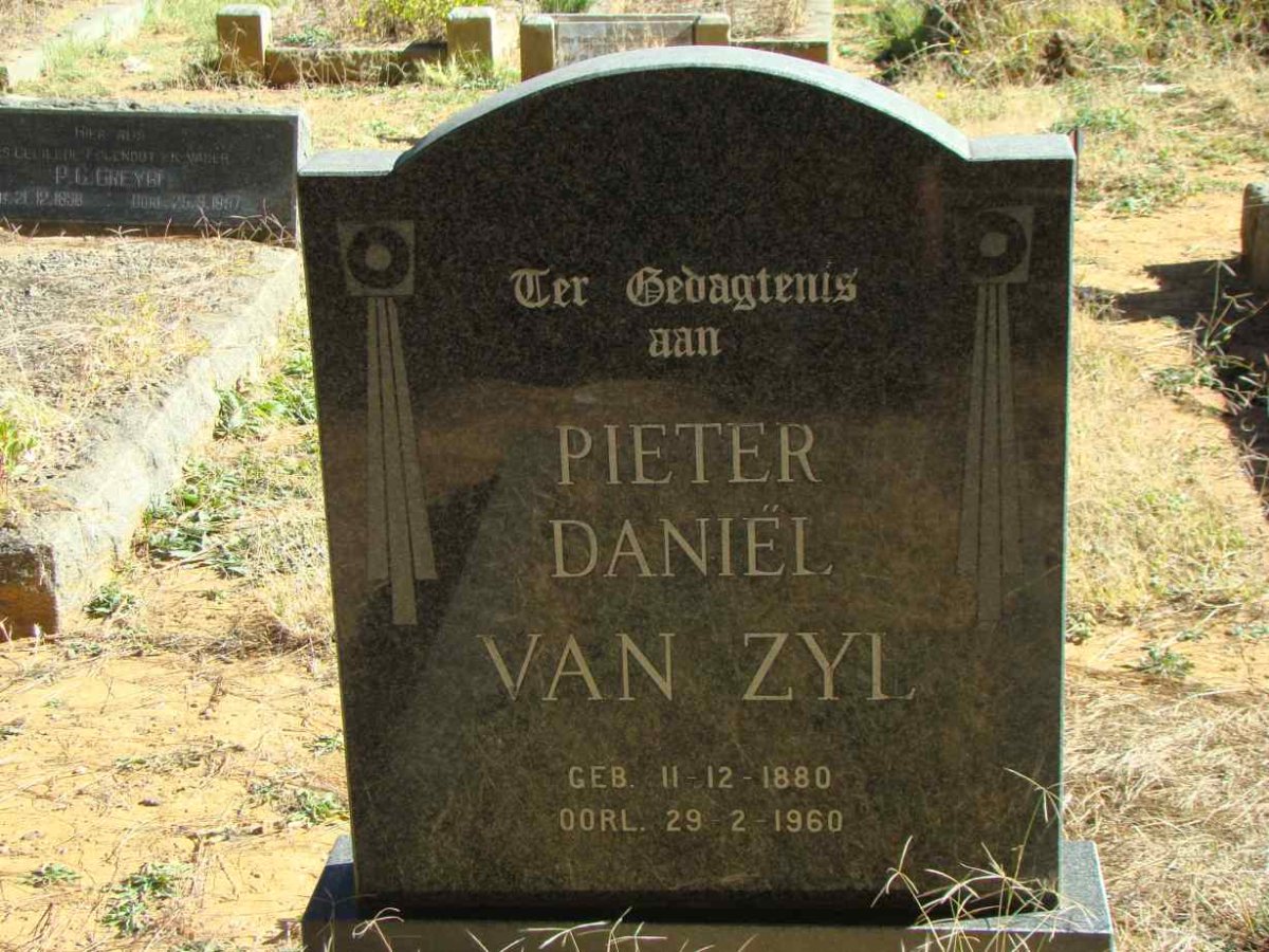 ZYL Pieter Daniel, van 1880-1960