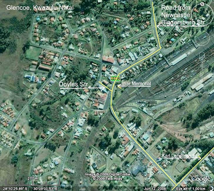 3. MOTHS War Memorial on Google Earth