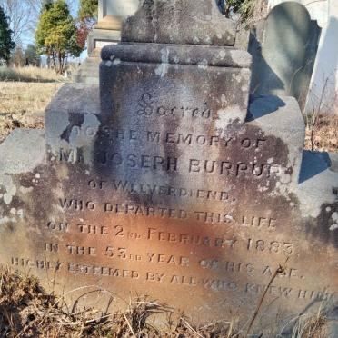 BURRUP Joseph -1883