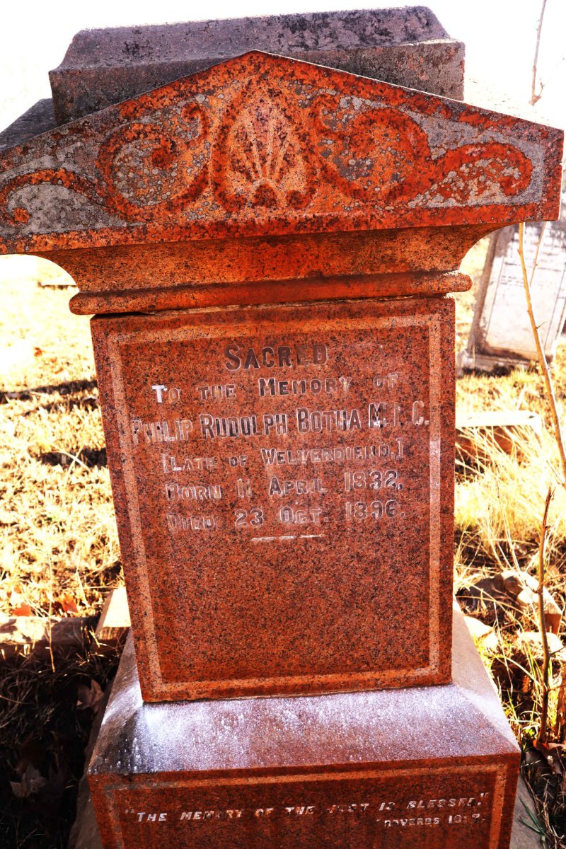 BOTHA Philip Rudolph 1832-1896