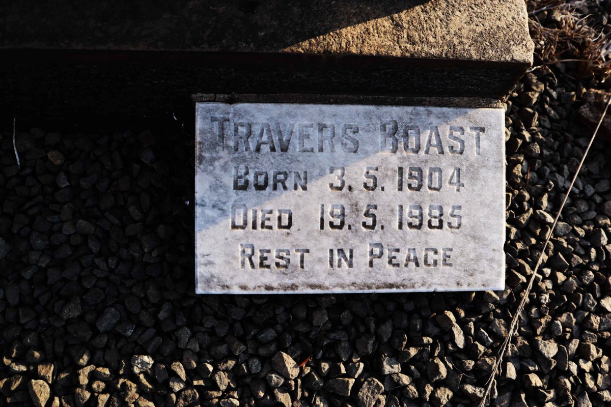 BOAST Travers 1904-1985