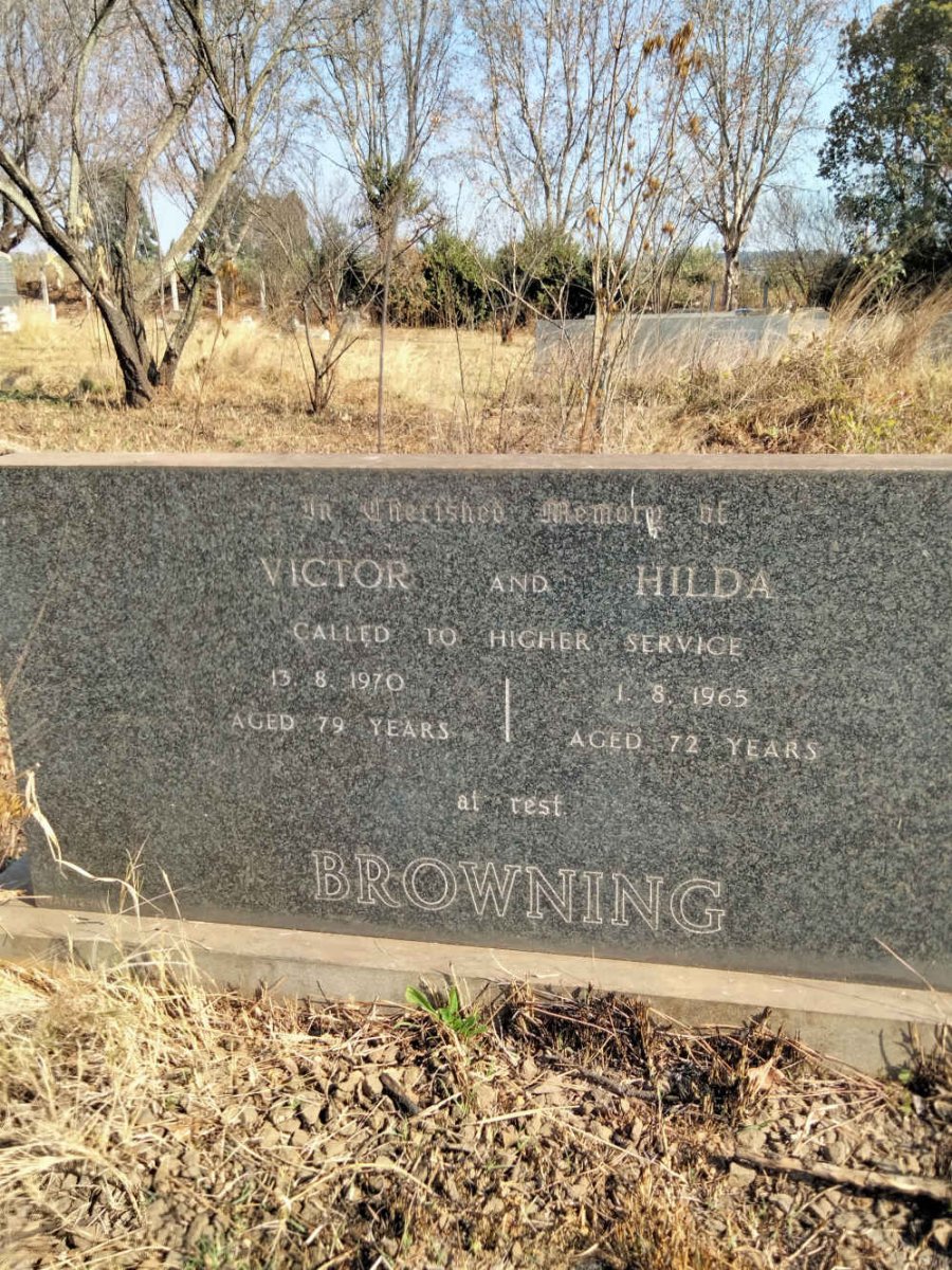 BROWNING Victor -1970 & Hilda -1965