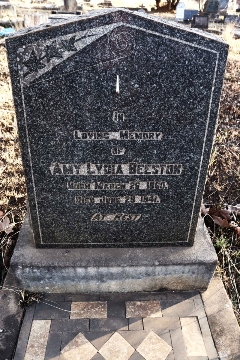 BEESTON Amy Lydia 1860-1941