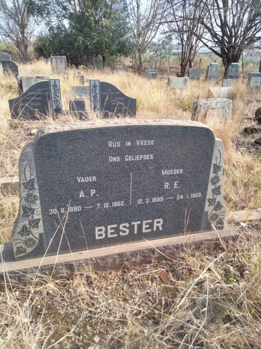 BESTER A.P. 1880-1962 & R.E. 1889-1969