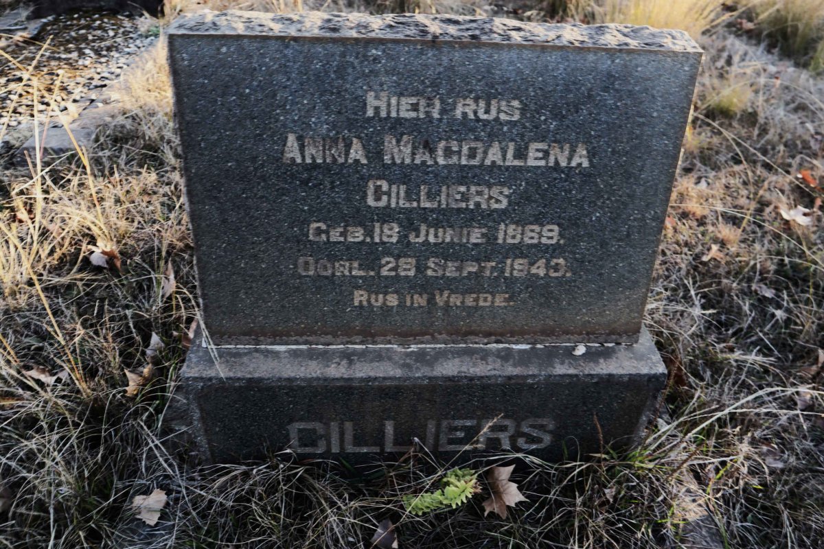 CILLIERS Anna Magdalena 1869-1943