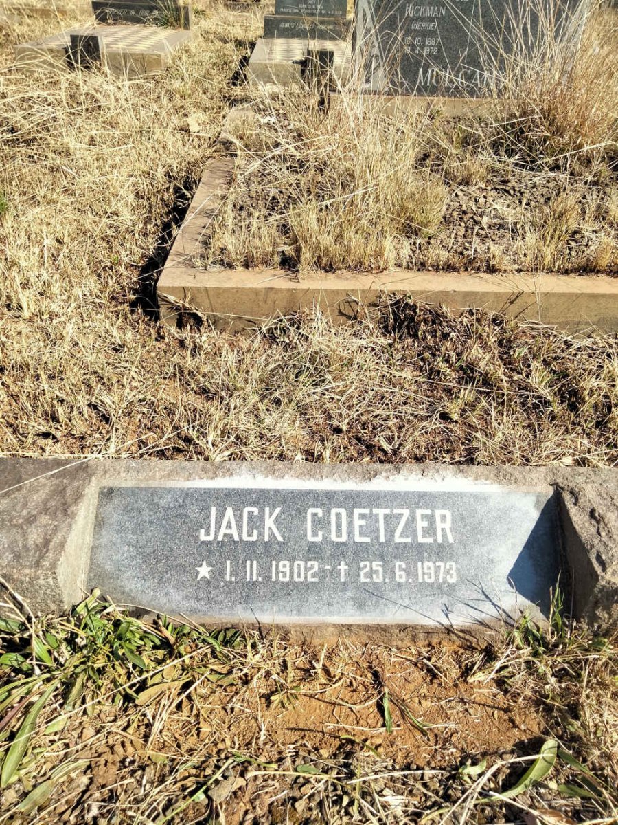 COETZER Jack 1902-1973