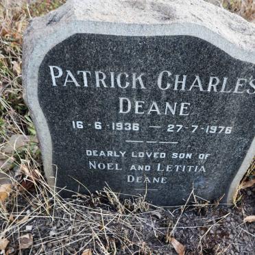 DEANE Patrick Charles 1936-1976