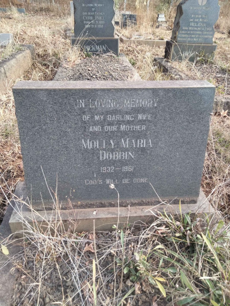 DOBBIN Molly Maria 1932-1961