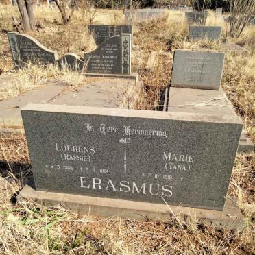 ERASMUS Lourens 1908-1984 & Marie 1919-