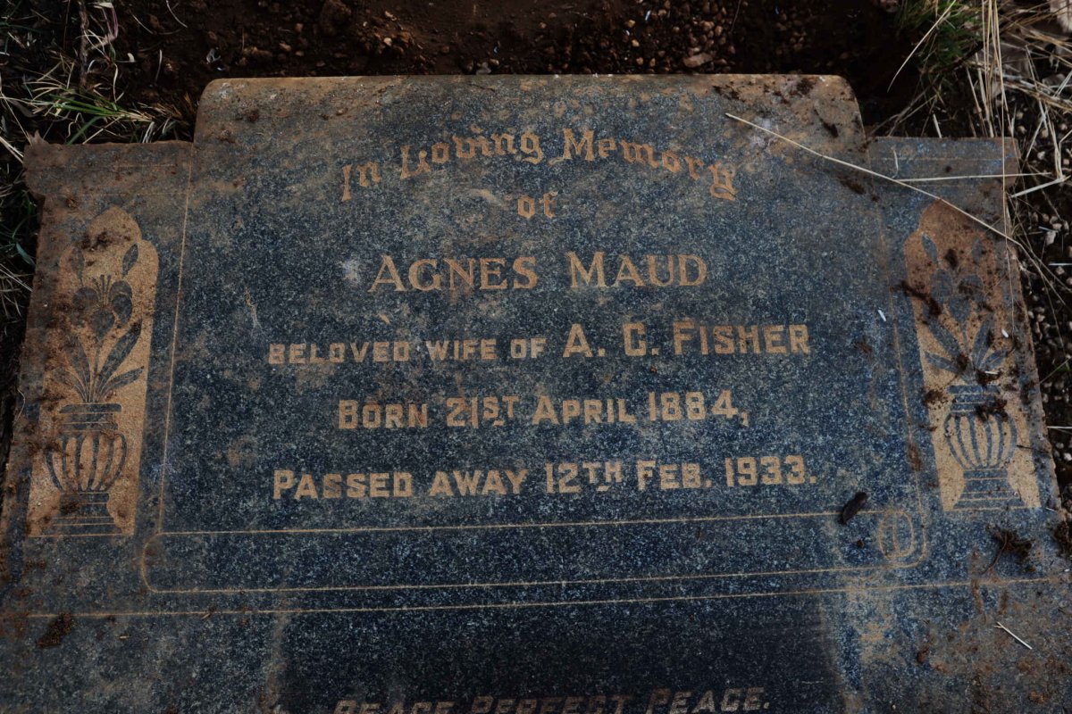 FISHER Agnes Maud 1884-1933