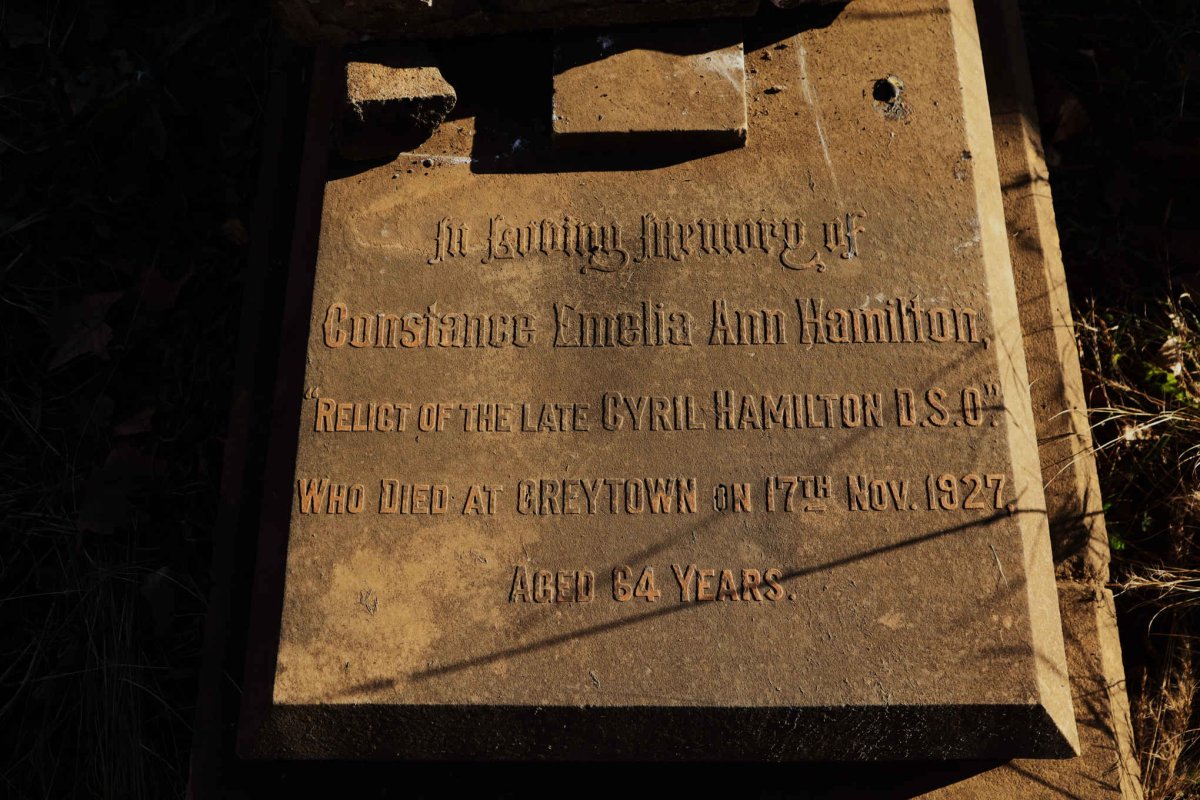 HAMILTON Constance Emelia Ann -1927