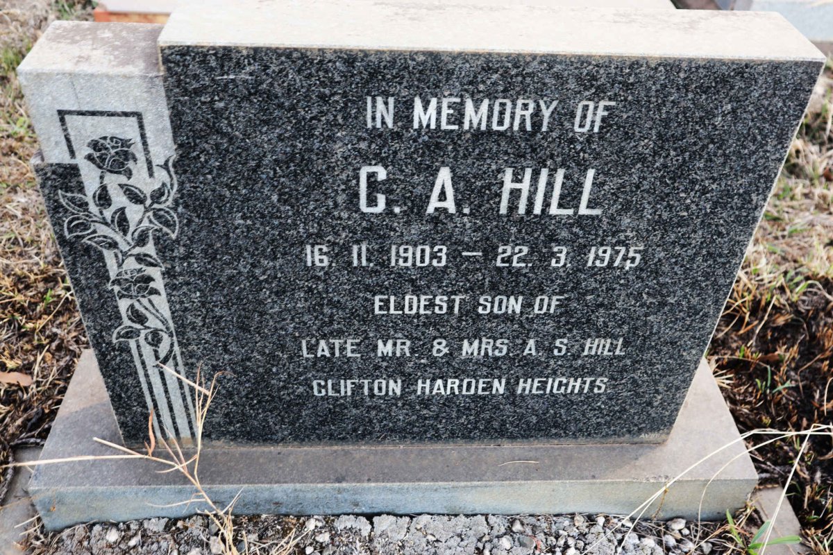 HILL C.A. 1903-1975