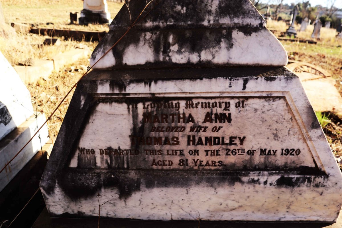 HANDLEY Martha Ann -1920