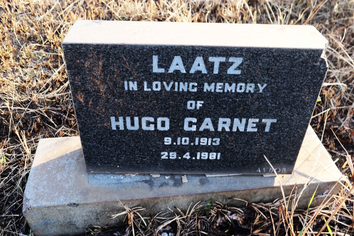 LAATZ Hugo Garnet 1913-1981