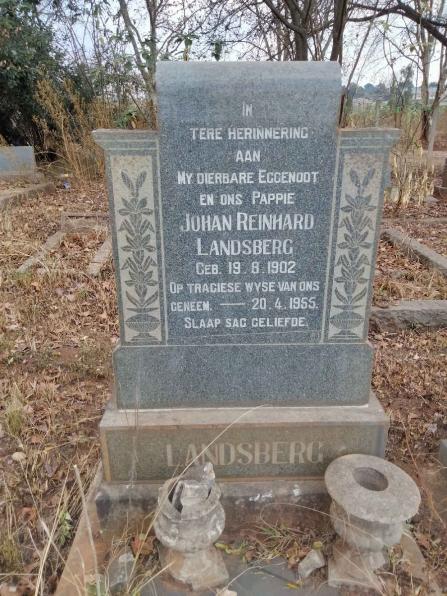 LANDSBERG Johan Reinhard 1902-1955