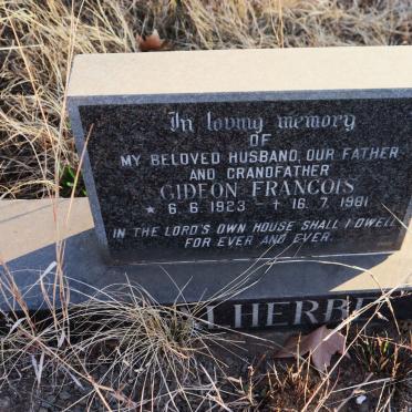MALHERBE Gideon Francois 1923-1981