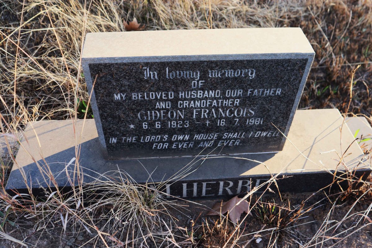 MALHERBE Gideon Francois 1923-1981