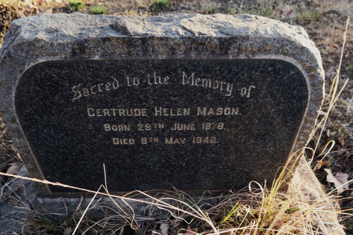 MASON Gertrude Helen 1878-1940