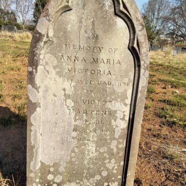 MARTENS Anna Maria Victoria 187?-1879