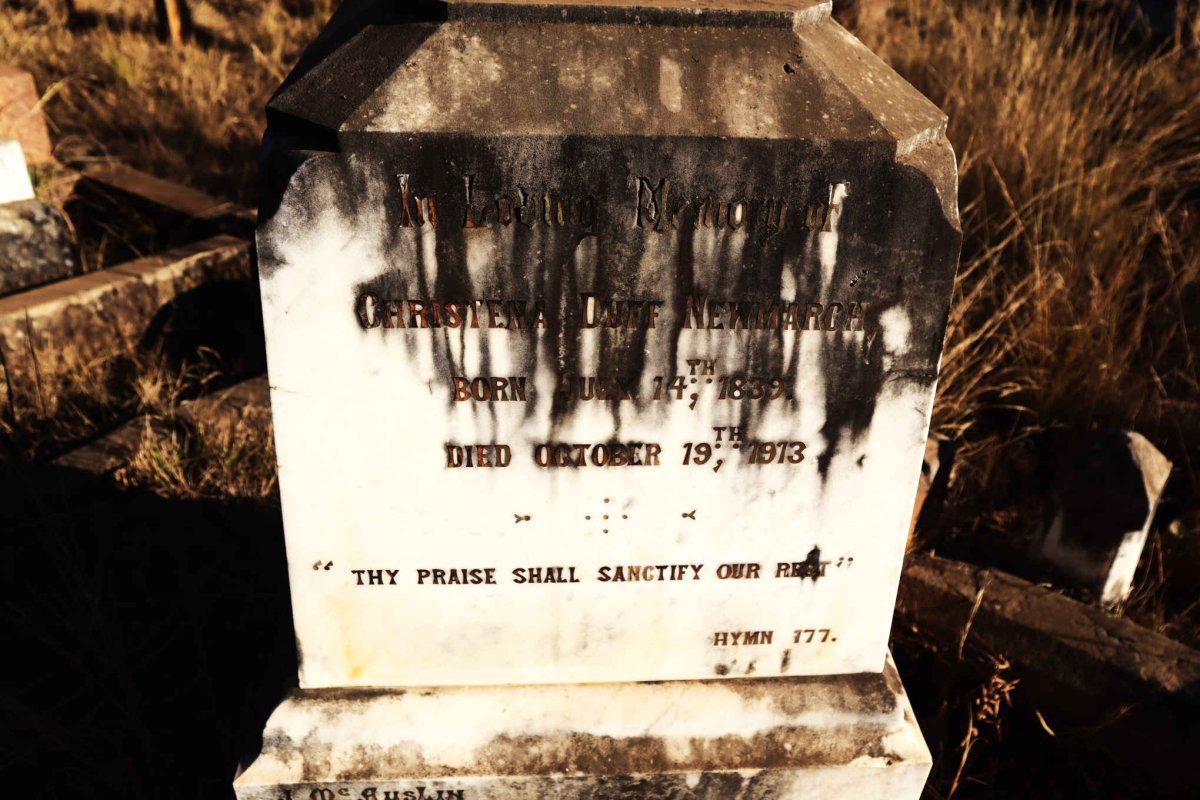 NEWMARCH George Wm. 1832-1898 & Christena Duff 1839-1913 _2