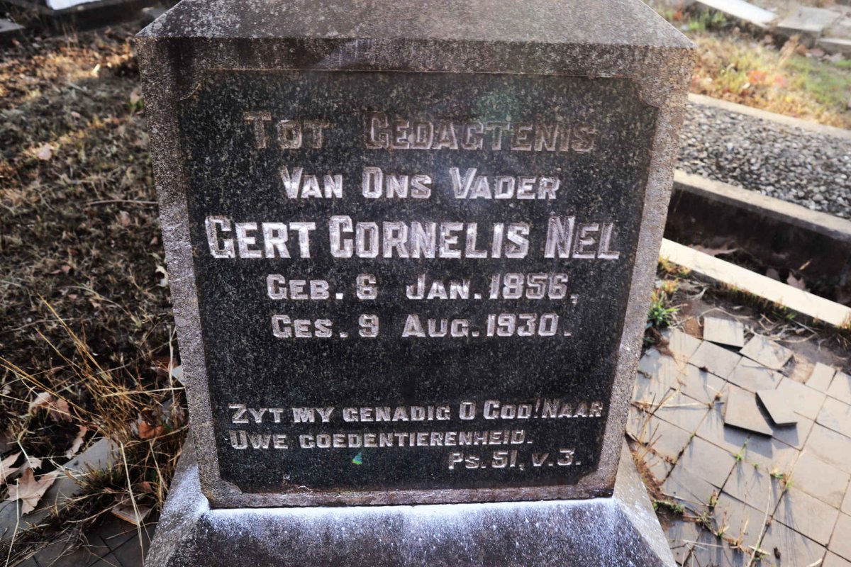 NEL Gert Cornelius 1856-1930
