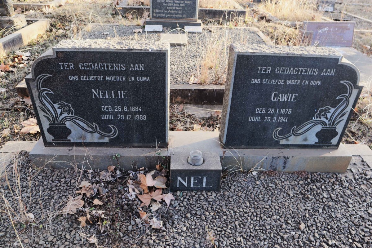 NEL Gawie 1878-1941 & Nellie 1884-1969