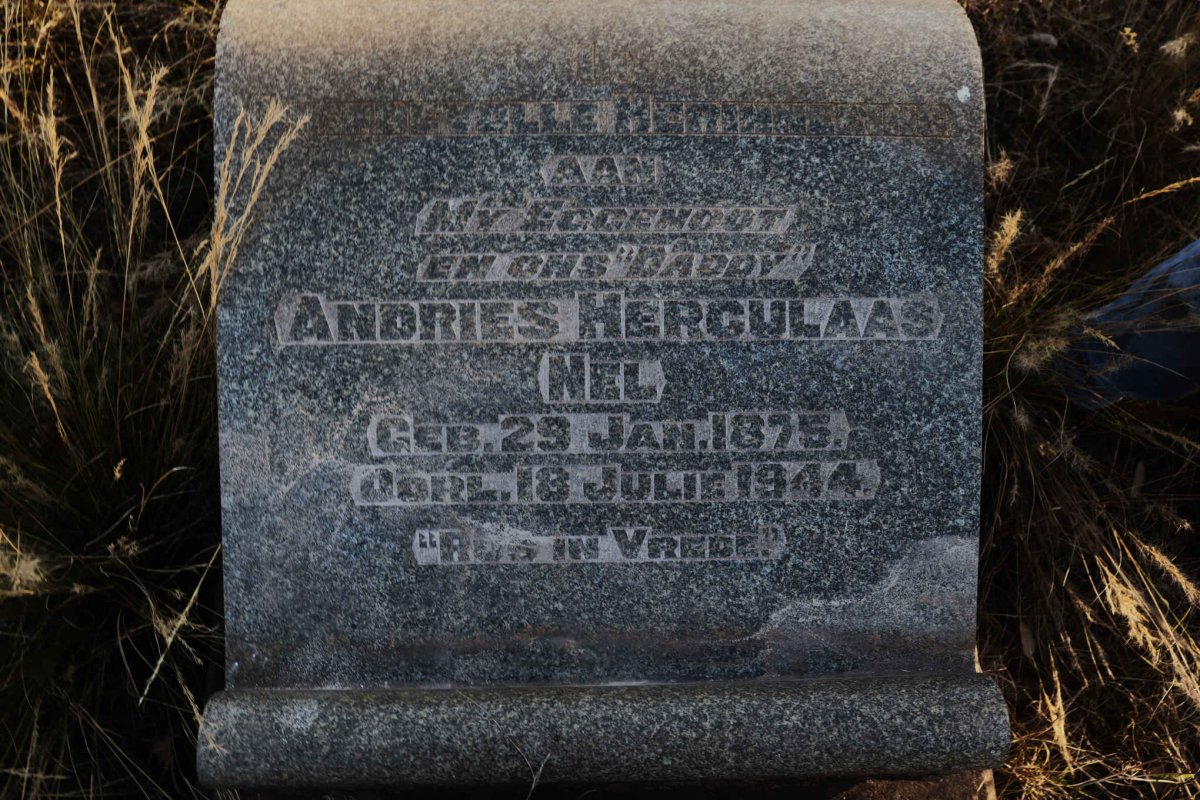 NEL Andries Herculaas 1875-1944