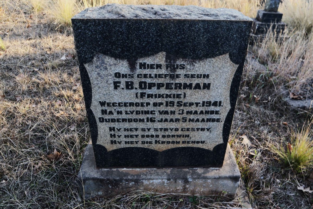 OPPERMAN F.B. -1941