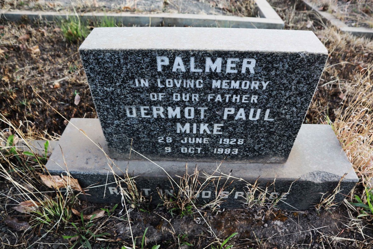 PALMER Dermot Paul Mike 1928-1983