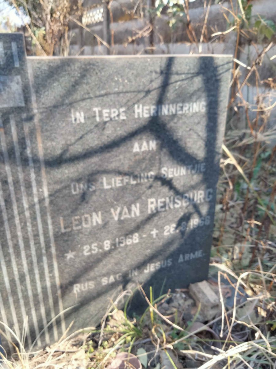 RENSBURG Leon, van 1968-1968