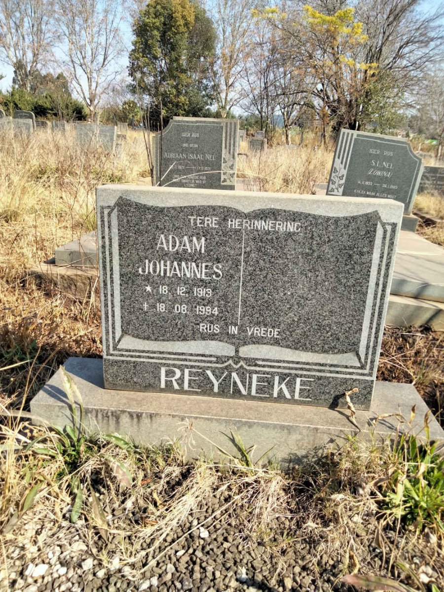 REYNEKE Adam Johannes 1913-1994