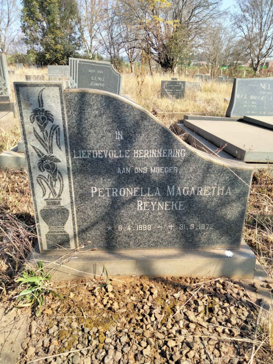 REYNEKE Petronella Magaretha 1889-1972