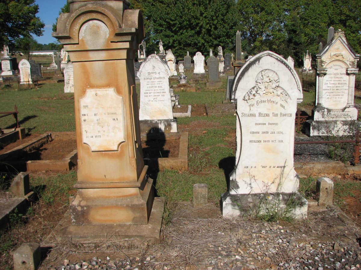 ROOYEN Stephanus Christiaan, van 1819-1893 & Susanna Helena BRUWER 1826-1910