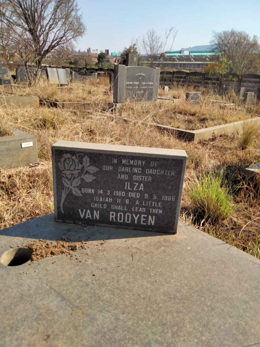 ROOYEN Ilza, van 1980-1986