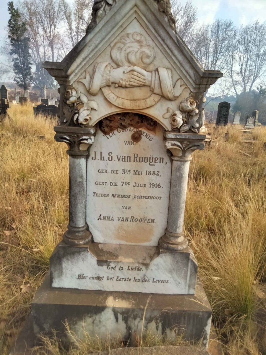 ROOYEN J.L.S., van 1882-1916