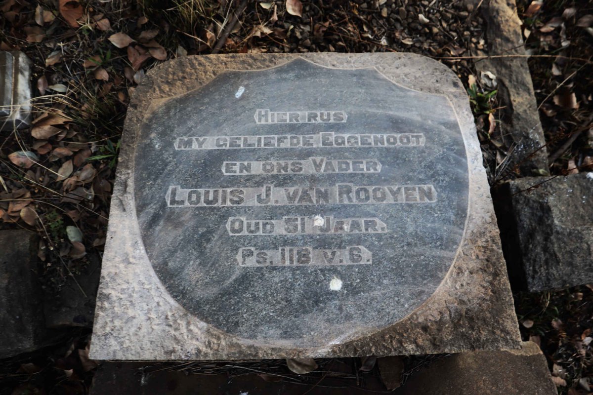 ROOYEN Louis J., van 