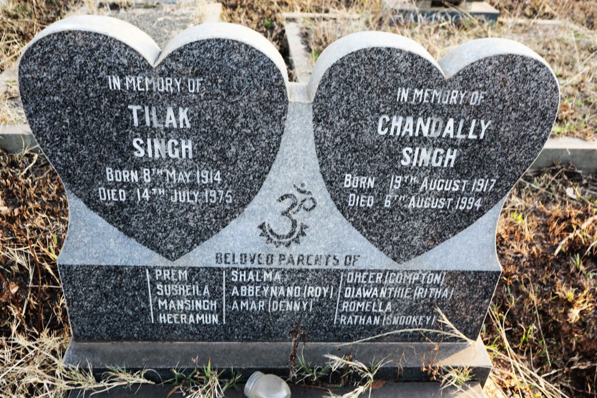 SINGH Tilak 1914-1975 & Chandally 1917-1994