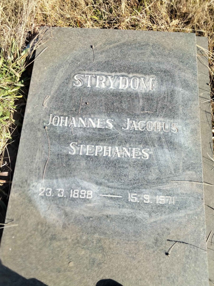 STRYDOM Johannes Jacobus Stephanes 1898-1971